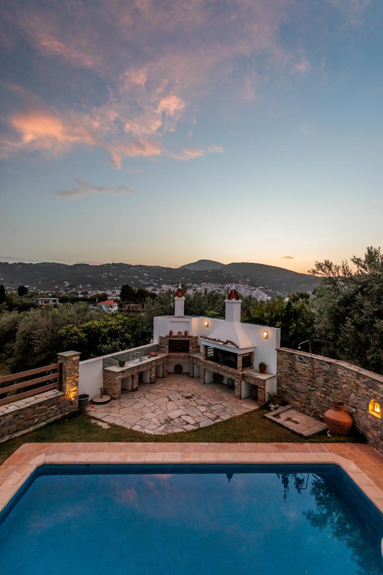 Alexandra'S Villa Skopelos stad Exteriör bild
